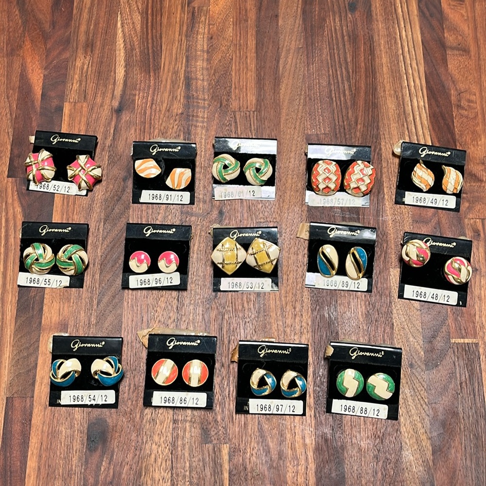 Vintage 1980’s earrings